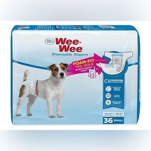 Potty Training Diapers, Leak-Proof Protection for Pups & Small Dogs, 36 count
